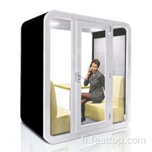 Big Space Double Office Booth Private Talk Piilotettu